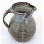 John BEDDING (1947) Stoneware jug with iron slip and dolomite glaze Made at Leach Pottery circa