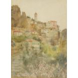 Henry Scott TUKE (1858-1929) The villiage of Cervo, Liguria,
