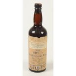 Gilbey, a bottle of Impala South African wine, November 1947.