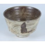 A Bill Marshall stoneware bowl,