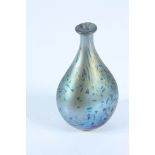 A Norman Stuart Clarke art glass vase, signed and dated 89, height 13.5cm.