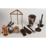 Laboratory items from Wheal Busy Mine, Chacewater.