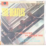 Vinyl records:- Nine The Beatles LP records - 'Please Please Me' PMC 1202, 'SGT.