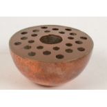 A Newlyn copper rose bowl, impressed Newlyn to base, height 6.5cm, diameter 13cm.