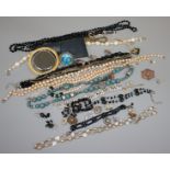 Costume jewellery etc.