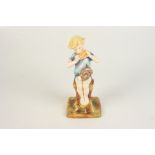 A Royal Worcester figure of Peter Pan, modelled by F. Gertner, height 20cm.