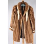 A Catherine Georgiou lady's blonde mink swing jacket,
