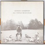 Vinyl records:- George Harrison three LP box set 'All Things Must Pass' STCH 639 in UK box,