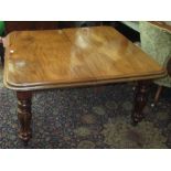 A mahogany extending dining table, early 19th century,