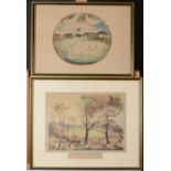 Various prints relating to cricket, 6 pieces.