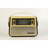 A Bakelite radio 'Vef-Tranzistors', mid 20th century, and a KB bakelite radio, height 17cm,