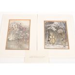 Two Arthur Rackham prints,