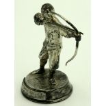 A silver figure of 'A Mary Rose Archer 1545', London 1987, height 10cm.