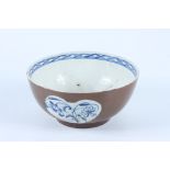 A Worcester porcelain bowl, 18th century,