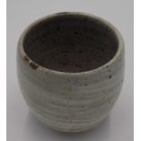 A Kenneth Quick for Bernard Leach stoneware tea bowl, with harekame glaze,