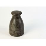 A Cornish serpentine door stop, height 17cm.