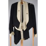 A Royal Military Academy Sandhurst mess dress uniform for a Lieutenant Colonel,