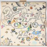 Vinyl records:- Seven Led Zeppelin LP records - 'Led Zeppelin II' 588198 red/plum labels,
