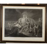 Three engravings relating to Shakespeare from the Boydell Shakespeare Gallery,