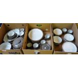 Denby ware, cups, saucers, plates, bowls, tureens, jugs etc (3)