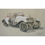 1913 Rolls Royce 45/50 hp Silver Ghost, registration number WTF 1, charcoal and body colour,