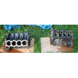 Two Rover V8 engine blocks