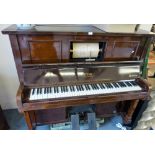 A pianola by Steck with overstrung movement by the Aeolian Company Limited, together with