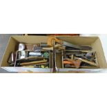 Two boxes of hand tools