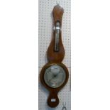 A 19tn century Negretti and Zambra of London mahogany cased mercury barometer