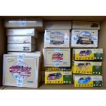 Die cast - Ten boxed Vanguards models together with fourteen boxed Corgi models