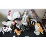 Goebel and Karl Enz bird figures, Beswick owl and grey wagtail etc.(10)