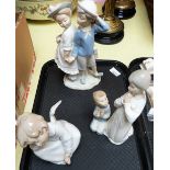 Three Lladro figures