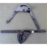 A Morgan 4/4 stainless steel folding windscreen conversion kit - part number WDS051.