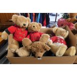 A collection of Harrods teddy bears (9)