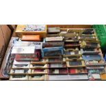 A collection of modern diecast models, including Corgi, Dinky, Matchbox models of Yesteryear, etc.