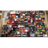 Miscellaneous unboxed diecast models including Corgi classics, Solido and Matchbox models of