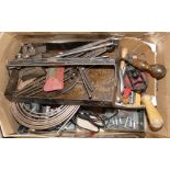 A box of various non power tools
