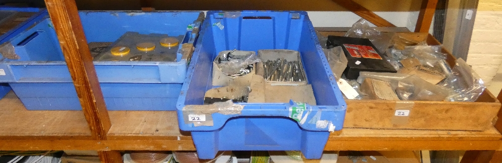 Five boxes of various nuts, bolts and tools - Image 3 of 3