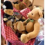 A collection of Harrods teddy bears (7)