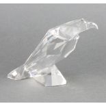 A Swarovski Crystal figure of an eagle 6 1/2" boxedThis lot has 2 small chips to the tail but is