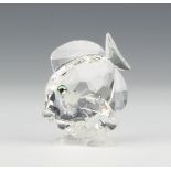 A Swarovski figure "Tang Fish Blue" (clear) No 883822/9100000067 designed by Edith Mair, contained