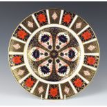 A Royal Crown Derby Imari pattern plate no.1128 27cm