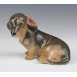 A Royal Copenhagen figure of a Dachshund no. 3140 10cm