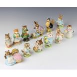 A collection of Beswick Beatrix Potter figures Hunca Munca 7cm, Miss Moppett 7.5cm, Little Pig