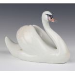 A Royal Copenhagen figure of a swan no.755 17cm