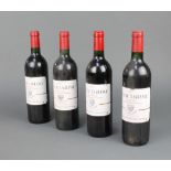 Four bottles of 1996 Chateau Lagrange Pomerol