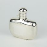 An Edwardian silver hip flask Sheffield 1903 48 grams, 7cm