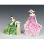 Two Royal Doulton figures Especially For You HN4750 22cm and Secret Thoughts HN2382 17cm The first