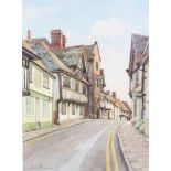 Iris Francis (1913), watercolour, signed "The Old School Steyning" 34cm x 24cm