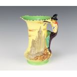 A Burleigh Ware Pied Piper jug 20cm